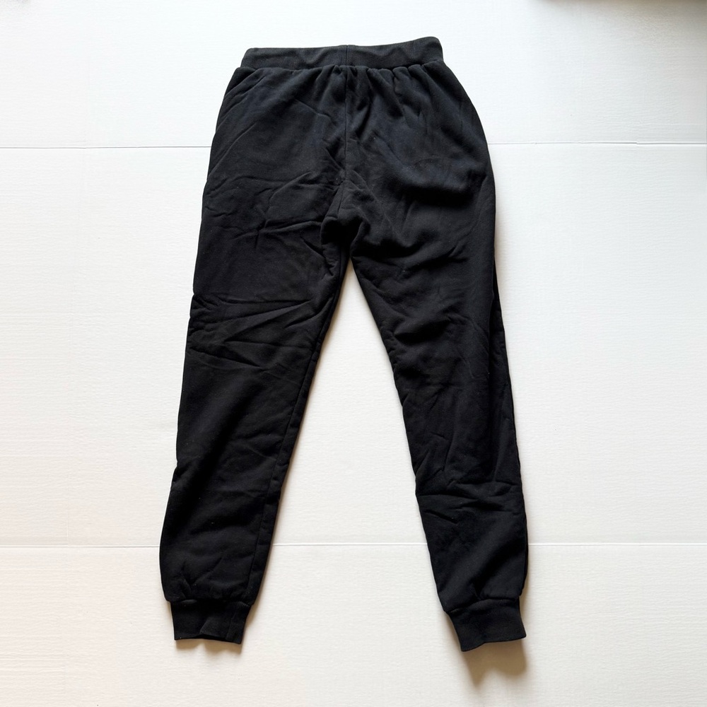 Black Sherpa Lined Joggers